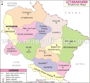 Uttarakhand Map